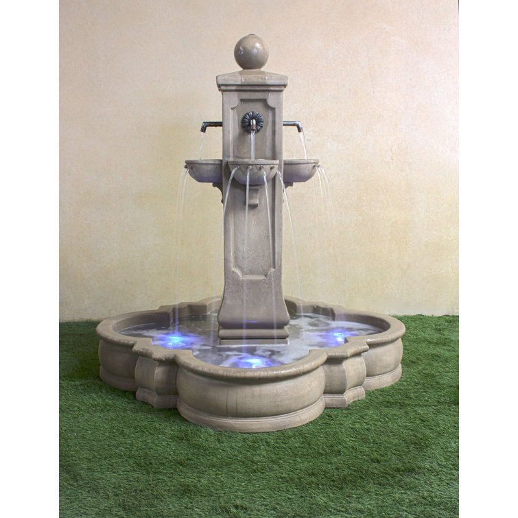 Ophelia & Co. Martel Concrete Pond Fountain Wayfair